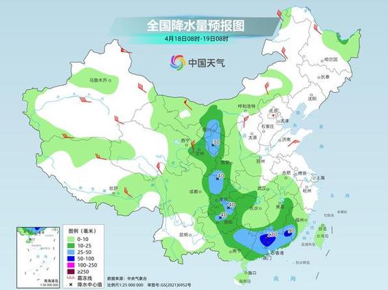 全国天气更新：周末降雨频繁，北方迎新一波降水，南方局部强降雨持续