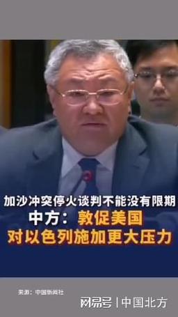 中国代表倡议加强外交行动 以期尽快平息加沙冲突